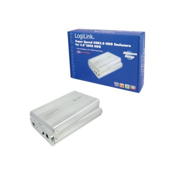 LogiLink Super Speed USB3.0 HDD Enclosure for 3.5" SATA HDD - storage enclosure - 3.5" (8.9 cm)