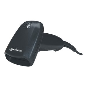 Manhattan Long Range CCD Handheld Barcode Scanner, USB, 500mm Scan Depth, Cable 1.5m, Max Ambient Light 10,000 lux (sunlight)