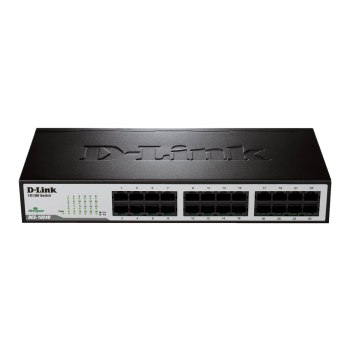 D-Link DES 1024D - Switch - 24 x 10/100 - Desktop