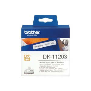 Brother DK-11203 - Schwarz auf Weiß - 17 x 87 mm...