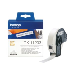 Brother DK-11203 - Schwarz auf Weiß - 17 x 87 mm 300 Etikett(en) (1 Rolle(n)