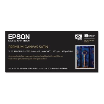 Epson PremierArt Water Resistant Canvas - Glänzend - Rolle (111,8 cm x 12,2 m)