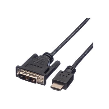 ROLINE Adapterkabel - DVI-D männlich zu HDMI männlich