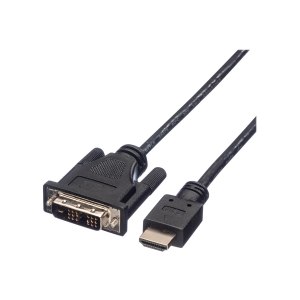 ROLINE 11.04.5522 - 2 m - DVI-D - HDMI - Maschio -...