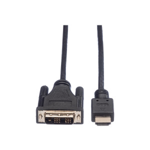 ROLINE Adapter cable - DVI-D male to HDMI male