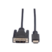 ROLINE Adapter cable - DVI-D male to HDMI male