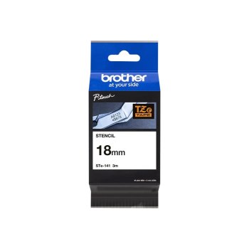 Brother STe-141 - Black - Roll (1.8 cm x 3 m) 1 cassette(s) stamp tape