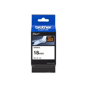 Brother STe 141 Schablonenband schwarz 18 mm x 3 m -...