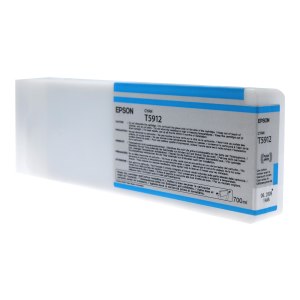 Epson T5912 - 700 ml - Cyan - Original - Tintenpatrone