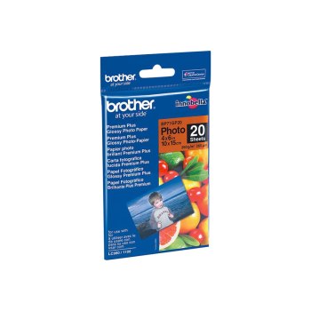 Brother BP - Glänzend - 100 x 150 mm 20 Blatt Fotopapier