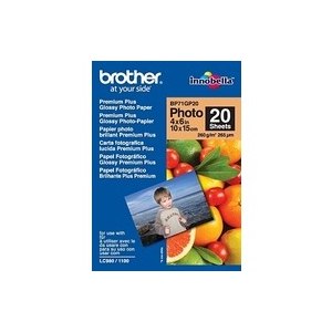 Brother BP - Glänzend - 100 x 150 mm 20 Blatt Fotopapier