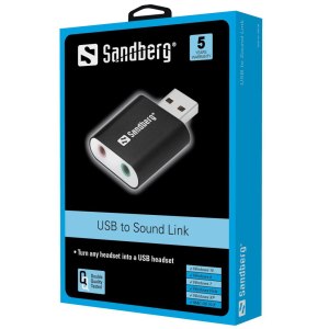 SANDBERG USB to Sound Link - Sound card