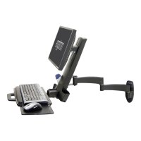 Ergotron 200 Series - Mounting kit (articulating arm, barcode scanner holder, keyboard tray with left/right mouse tray)