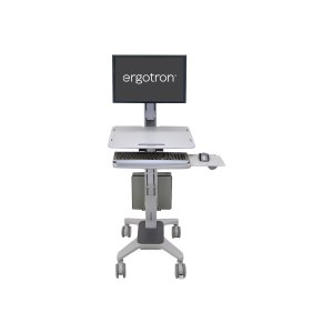 Ergotron WorkFit C-Mod - Single Display Sit-Stand Workstation - 8,1 kg - 68,6 cm (27") - 75 x 75 mm - 100 x 100 mm - Regolazione altezza - Grigio