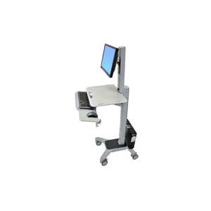 Ergotron WorkFit C-Mod - Single Display Sit-Stand Workstation - 8,1 kg - 68,6 cm (27") - 75 x 75 mm - 100 x 100 mm - Regolazione altezza - Grigio