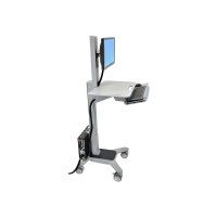 Ergotron WorkFit C-Mod - Single Display Sit-Stand Workstation - 8,1 kg - 68,6 cm (27") - 75 x 75 mm - 100 x 100 mm - Regolazione altezza - Grigio