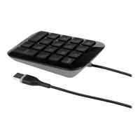 Targus Numeric - Tastenfeld - USB - Grau, Schwarz