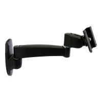 Ergotron 200 Series Wall Mount Arm - 1 Extension - 11,3 kg - 61 cm (24") - 75 x 75 mm - 100 x 100 mm - Nero