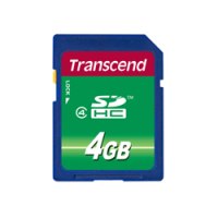 Transcend Flash-Speicherkarte - 4 GB - Class 4