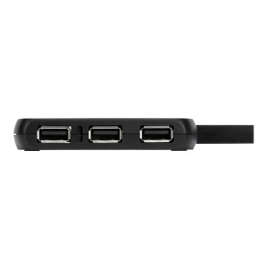 Targus 4-Port USB Hub - USB 2.0 - USB 2.0 - 480 Mbit/s - Nero - Plastica - Cina