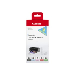 Canon CLI Value Pack 8 Multipack - 13 ml - Schwarz, Cyan,...
