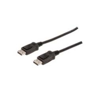 DIGITUS AK-340100-050-S - 5 m - DisplayPort - DisplayPort - Nero - Nichel - Maschio/Maschio