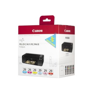 Canon PGI-29 CMY/PC/PM/R Multipack - Gelb, Cyan, Magenta,...
