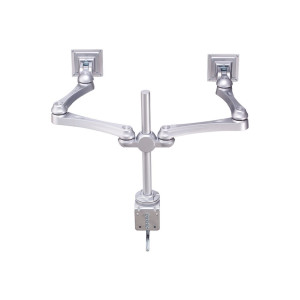 Neomounts Supporto da scrivania per monitor - Morsa - 7 kg - 25,4 cm (10") - 76,2 cm (30") - 100 x 100 mm - Argento