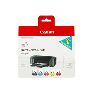 Canon PGI-72 MBK/C/M/Y/R Multipack - 5er-Pack
