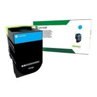 Lexmark 702C - Cyan - Original - Tonerpatrone LCCP, LRP