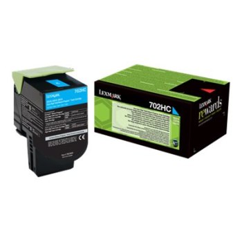 Lexmark 702HC R - 3000 pagine - Ciano - 1 pezzo(i)