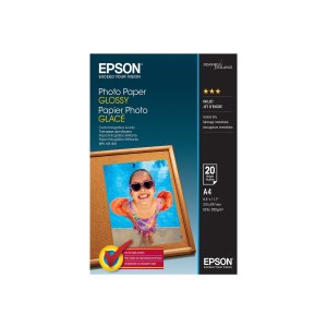 Epson Photo Paper Glossy - A4 - 20 Fogli - Bianco -...