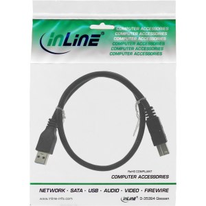 InLine ELECTRONIC - USB cable - USB Type B (M) to USB...