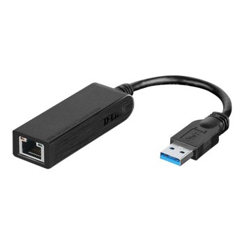 D-Link DUB-1312 - Interno - Cablato - USB - Ethernet - 1000 Mbit/s - Nero