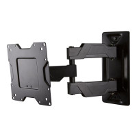 Ergotron Neo-Flex Cantilever, VHD - Befestigungskit (Wandplatte, Tragarm, Monitorplatte, Spinnenadapter, Kabelführungskomponenten) - für Flachbildschirm (schmal) - stranggepresstes Aluminium - Schwarz - Bildschirmgröße: bis zu 160 cm (bis zu 63 Zoll)