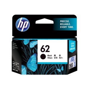 HP 62 Black Original Ink Cartridge - Standard Yield -...