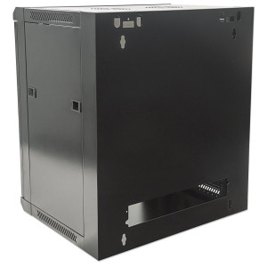 Intellinet Network Cabinet - Wall Mount (Standard), 15U, 450mm Deep, Black, Flatpack, Max 60kg, 19", Three Year Warranty