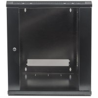 Intellinet Network Cabinet - Wall Mount (Standard), 15U, 450mm Deep, Black, Flatpack, Max 60kg, 19", Three Year Warranty