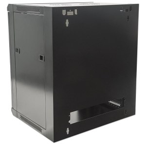 Intellinet Network Cabinet - Wall Mount (Standard), 15U, 600mm Deep, Black, Flatpack, Max 60kg, 19", Three Year Warranty