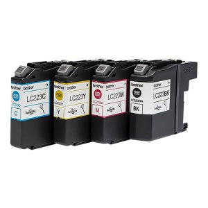 Brother LC223 - 4-pack - black, yellow, cyan, magenta