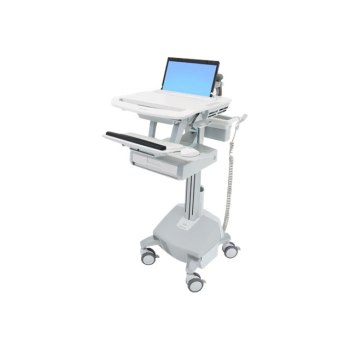 Ergotron StyleView - Carrello multimediale - Alluminio - Grigio - Bianco - Alluminio - Plastica - Zinco acciaio - Computer portatile - 9,1 kg - 43,9 cm (17.3")