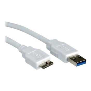 VALUE USB A/Micro-USB B 3m - 3 m - USB A - Micro-USB B - USB 3.2 Gen 1 (3.1 Gen 1) - Maschio/Maschio - Bianco