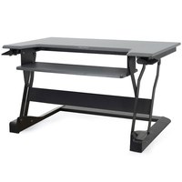 Ergotron WorkFit-T - Stainless steel - Black - 15.9 kg - 380 mm - 22.3 kg - 980 x 710 x 216 mm