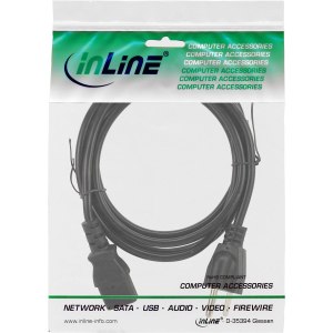 InLine Stromkabel - NEMA 1-15 (M) zu IEC 60320 C13