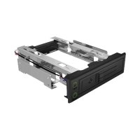 ICY BOX IB-166SSK-B - Mobile storage rack - 3.5" (8.9 cm)