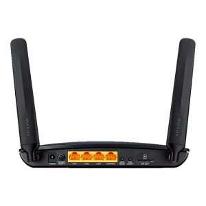 TP-LINK TL-MR6400 - Wi-Fi 4 (802.11n) - Banda singola (2.4 GHz) - Collegamento ethernet LAN - 3G - Nero - Router da tavolo