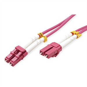 VALUE LWL-Kabel 50/125 OM4 LC/LC violett 2m - Cavo - Rete