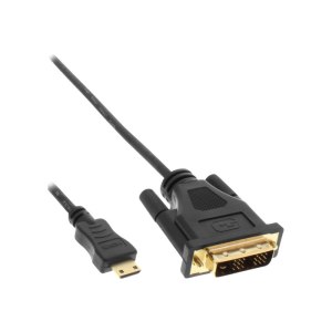 InLine Video- / Audiokabel - DVI-D (M) bis mini HDMI (M)
