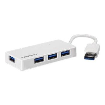 TRENDnet TU3 H4E - Hub - 4 x SuperSpeed USB 3.0 - Desktop