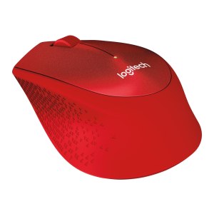 Logitech M331 SILENT PLUS - Mano destra - Meccanico - RF Wireless - 1000 DPI - Rosso